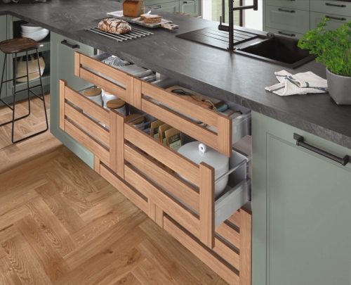 American and European Kitchen Cabinets